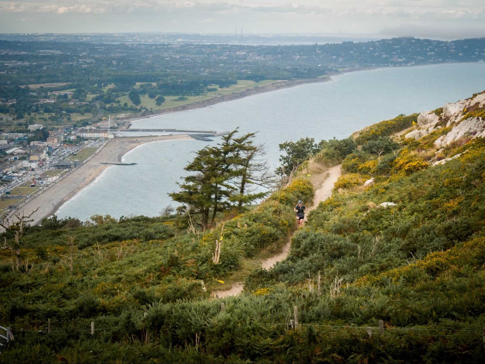 Ecotrail Wicklow 46 km trail running route — Ireland · Leinster
