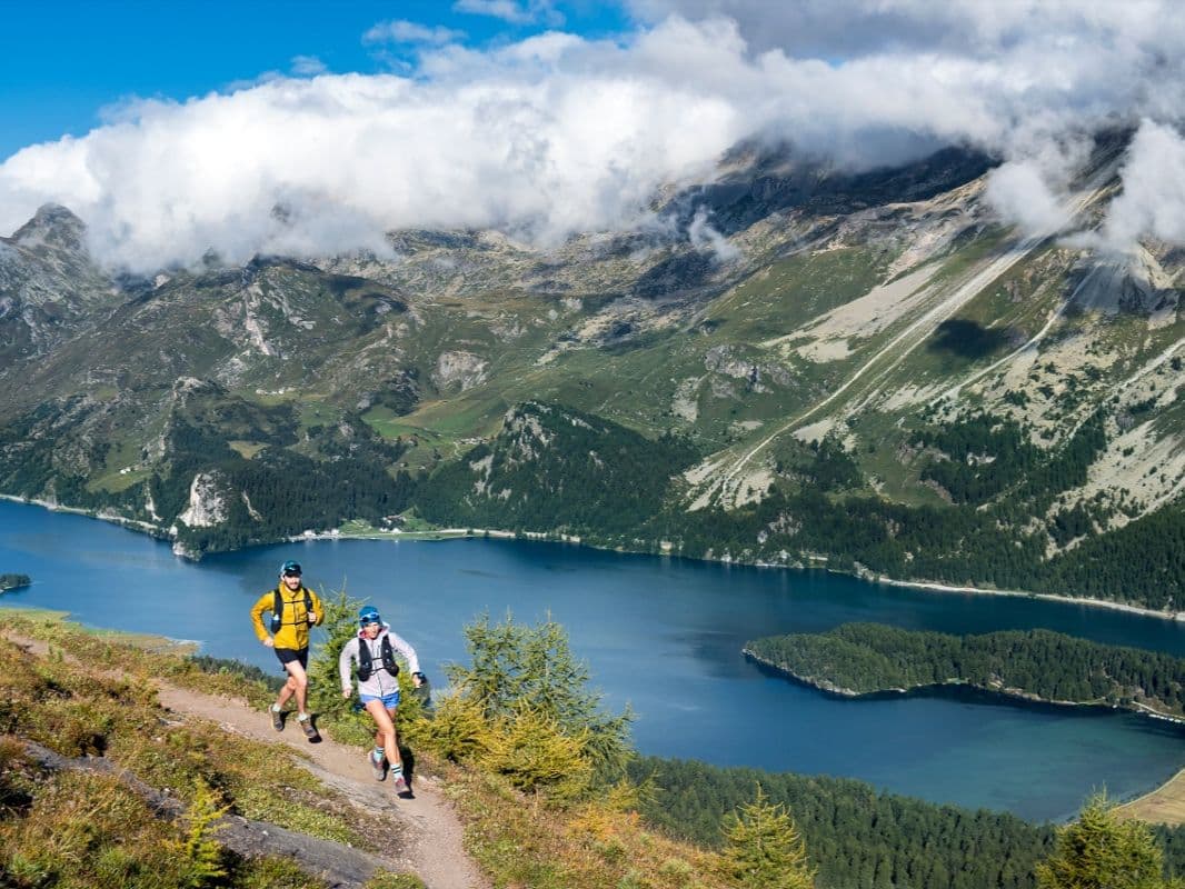 Engadin Ultra Trail 53.3 km trail running route — Switzerland · Canton Grisons (Upper Engadine)