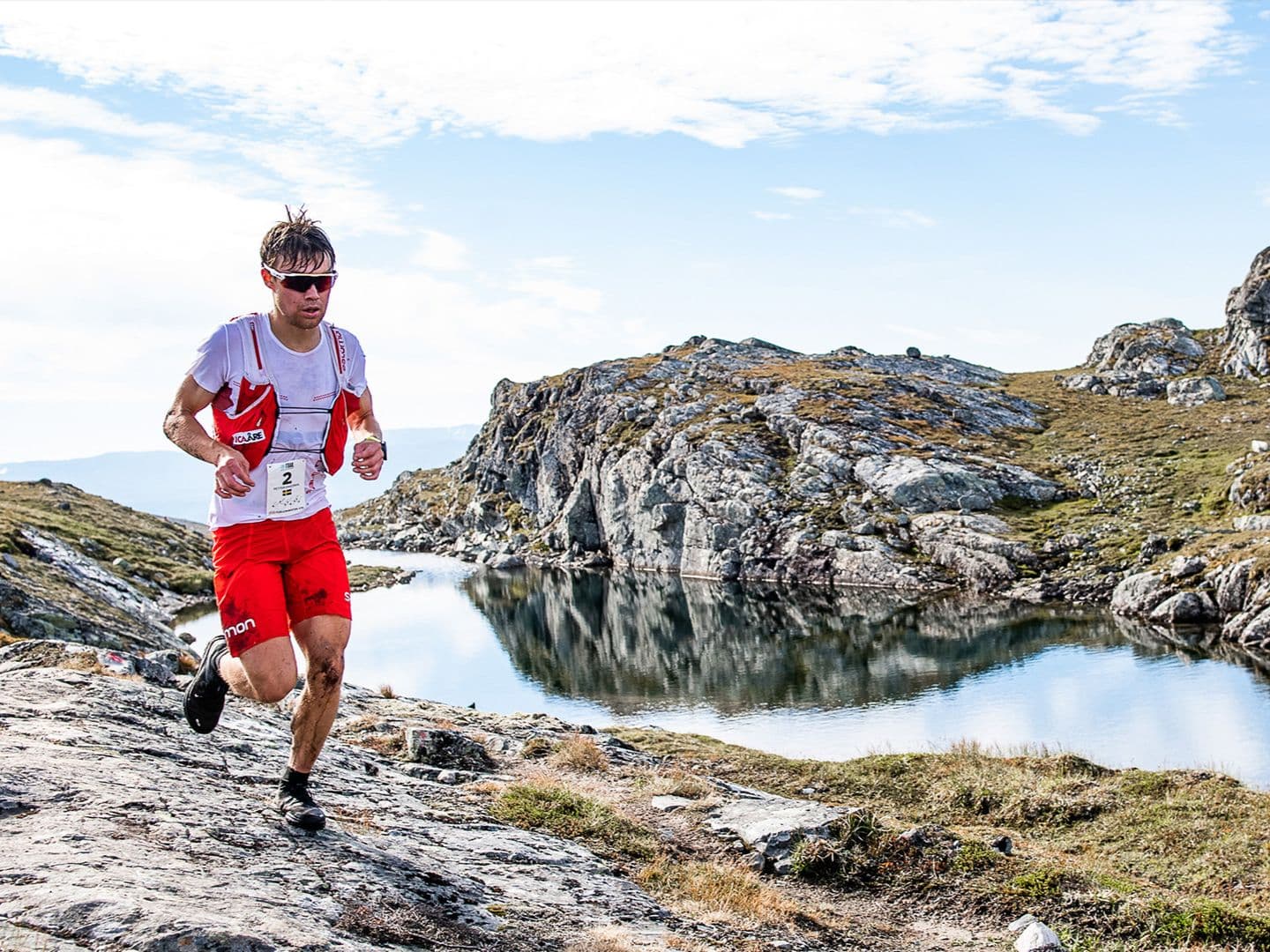 Fjällmaraton 100 km trail running route — Sweden · Jämtland County