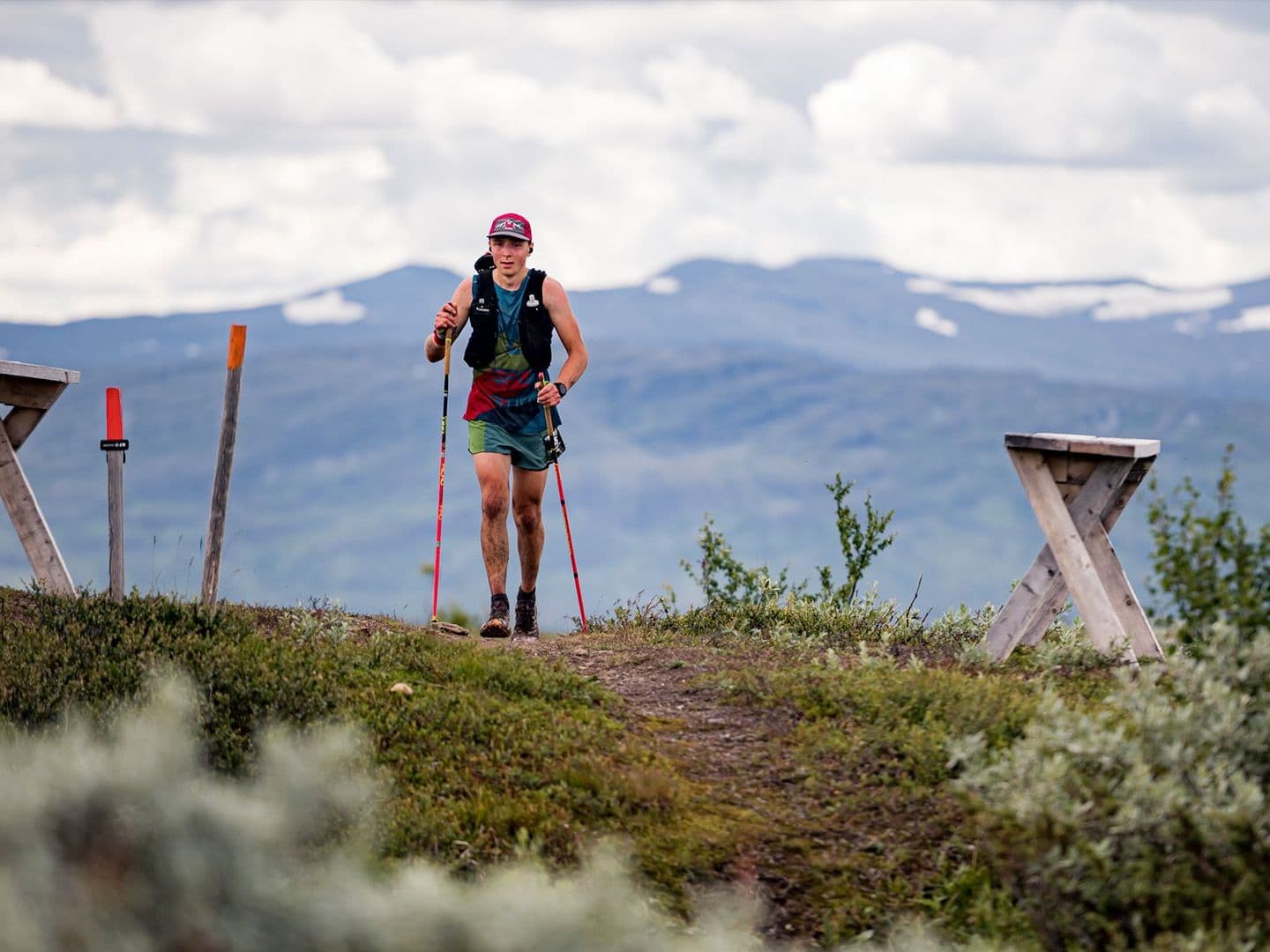 Fjällmaraton 45 km trail running route — Sweden · Jämtland County