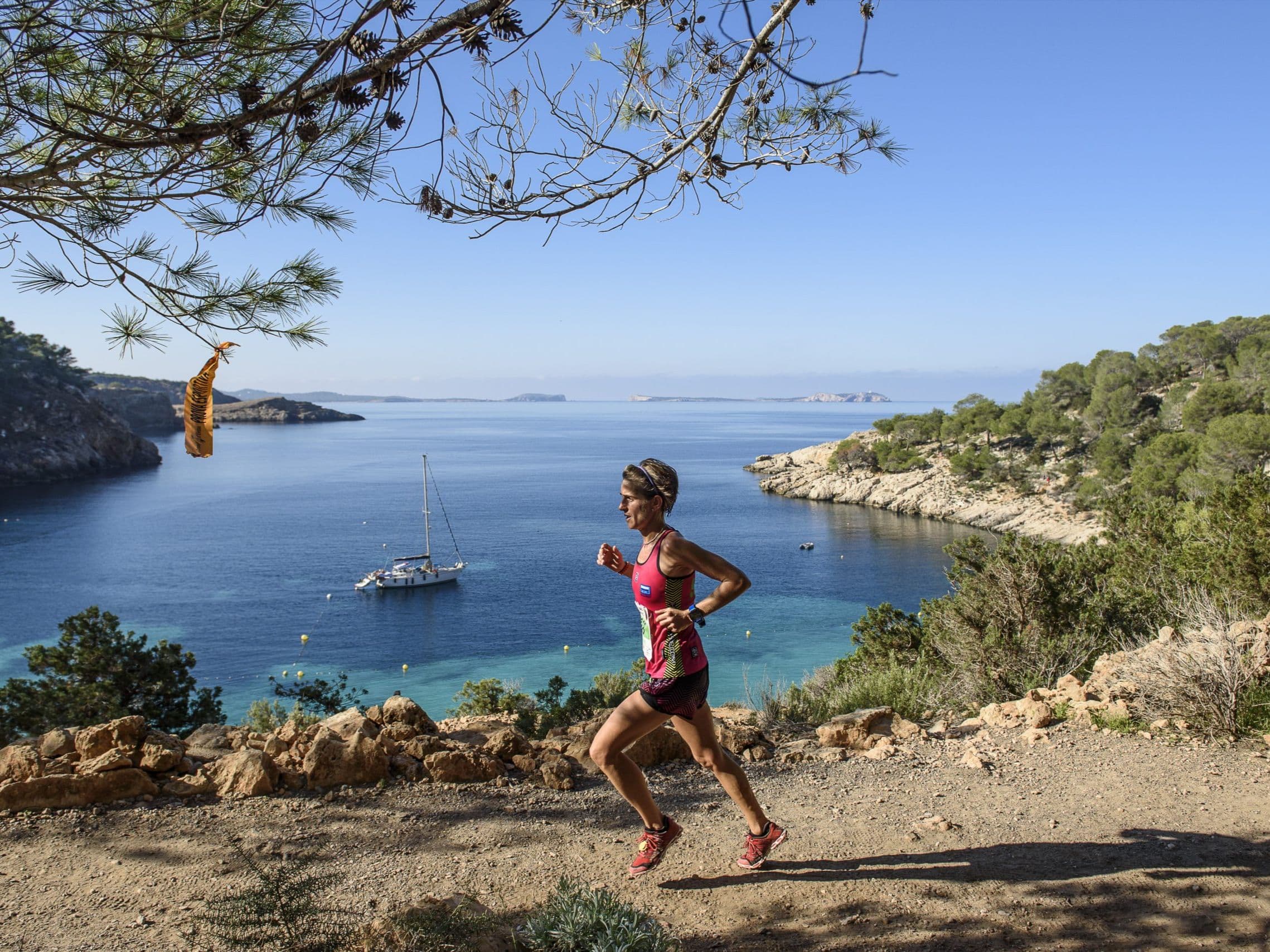 Ibiza Trail Maratón 48 km trail running route — Spain · Balearic Islands