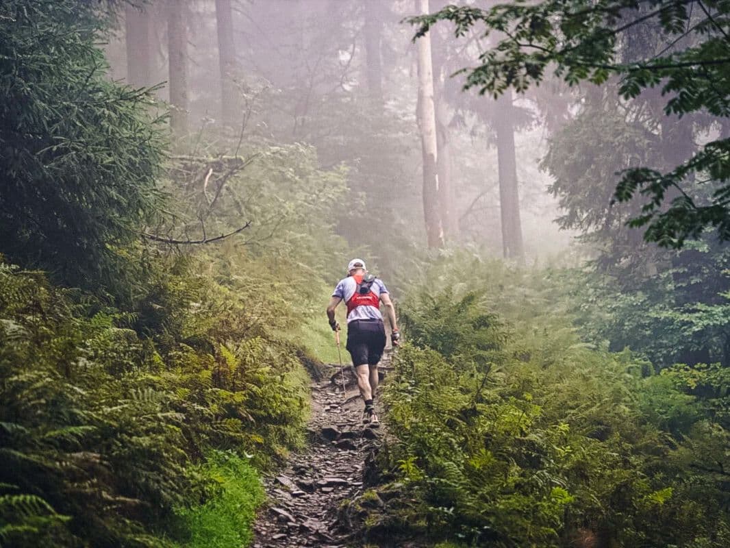 IMOS Beskydská sedmička B7 100.5 km trail running route — Czech Republic · Moravian-Silesian Region (Beskydy)