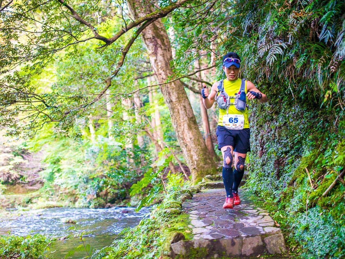Kaga Spa Trail Endurance 100 by UTMB 97.4 km trail running route — Japan · Ishikawa