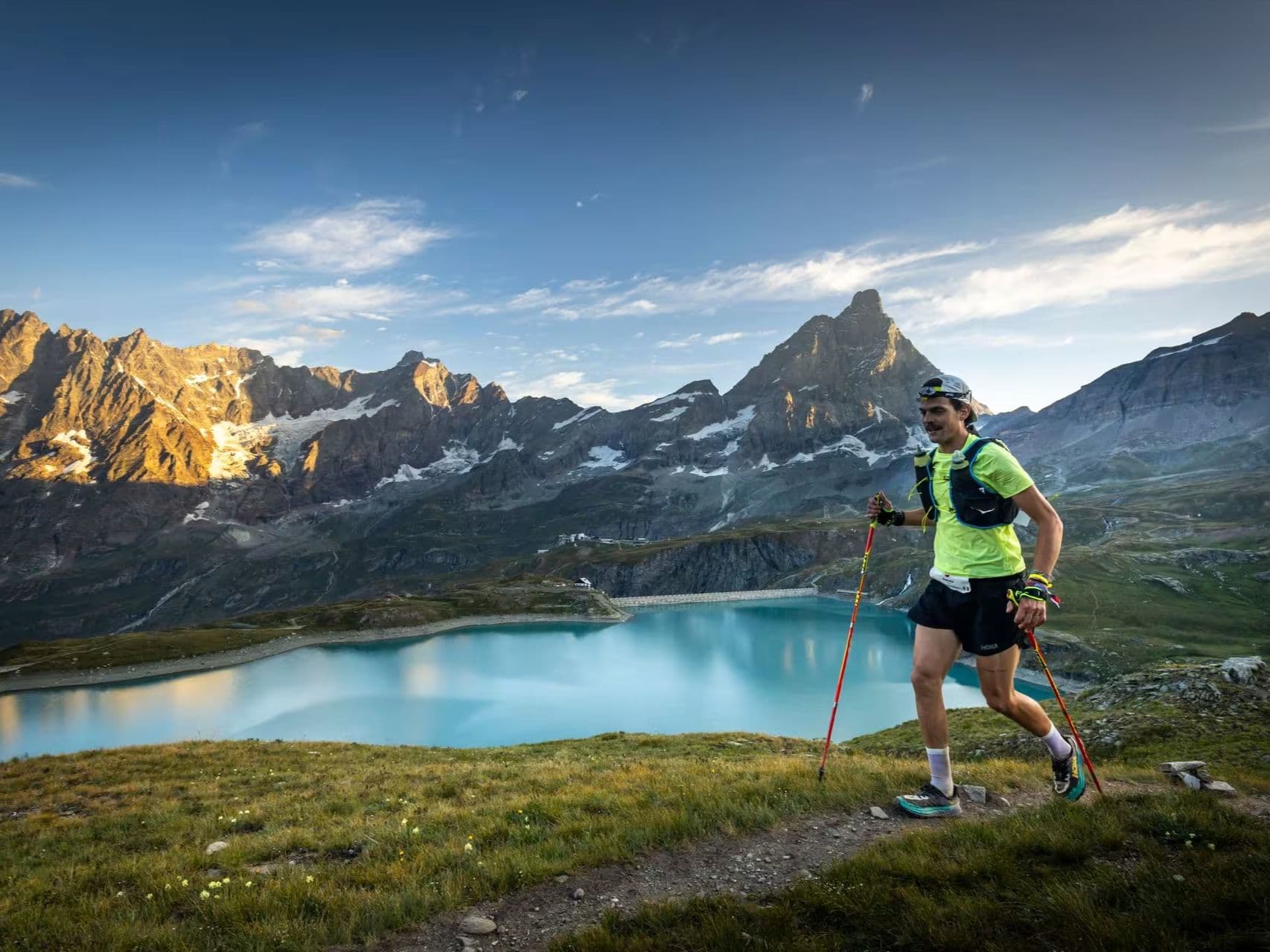 Monterosa Walserwaeg by UTMB 120 km trail running route — Italy · Aosta Valley