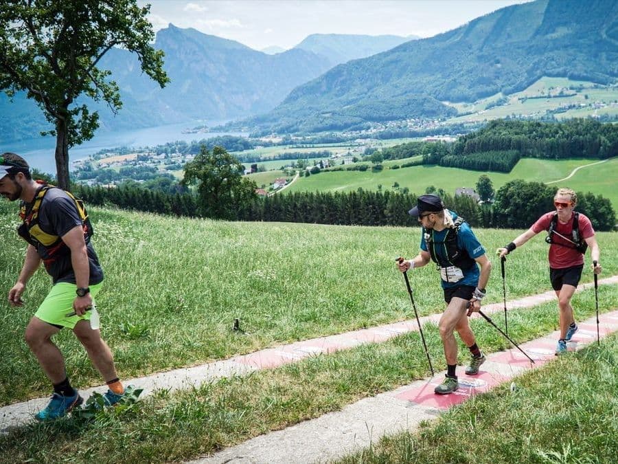 SPORT 2000 Traunsee Bergmarathon 63 km trail running route — Austria · Upper Austria