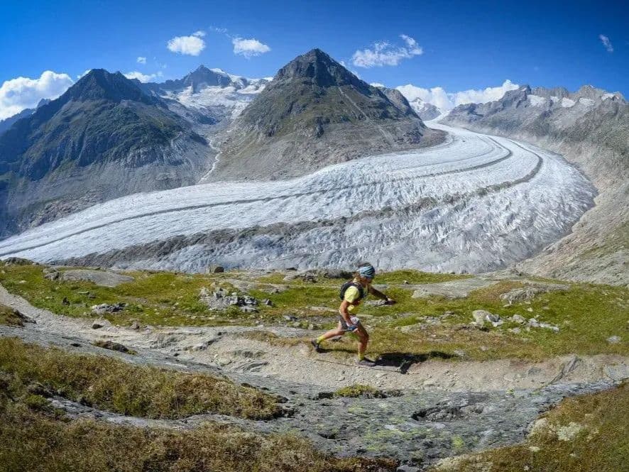 Swiss Alps 100 Endurance Run 160 km trail running route — Switzerland · Valais (Oberwallis)