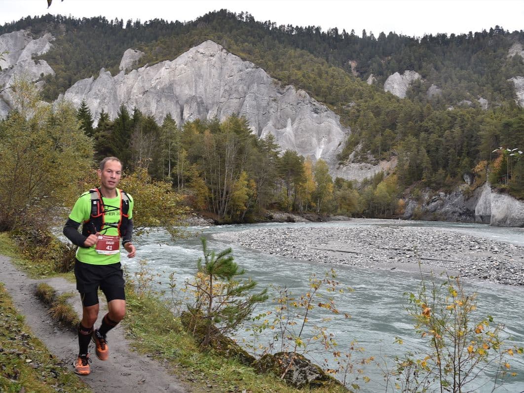 Transruinaulta 42K 42.2 km trail running route — Switzerland · Graubünden