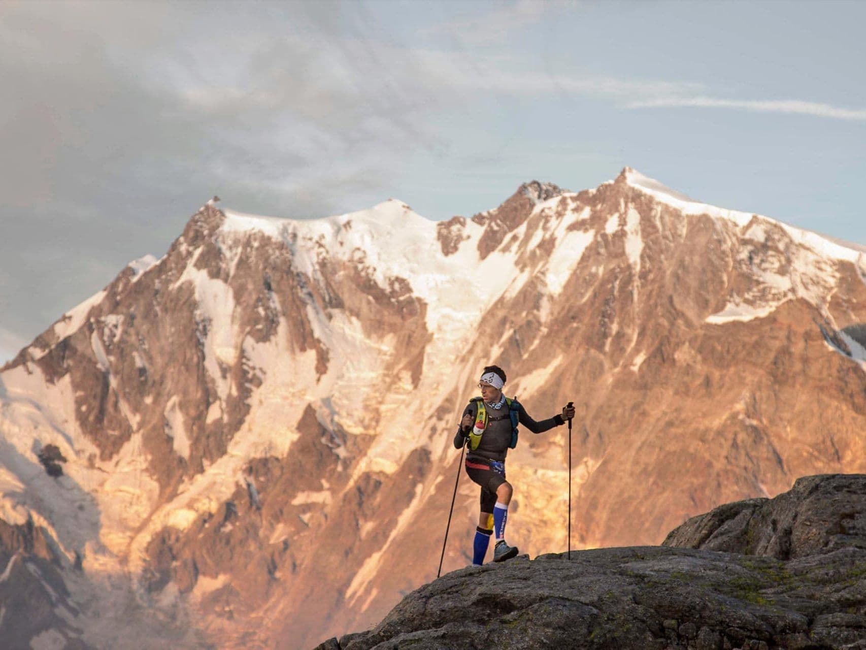 Ultra Tour Monte Rosa 170 km trail running route — Switzerland · Valais