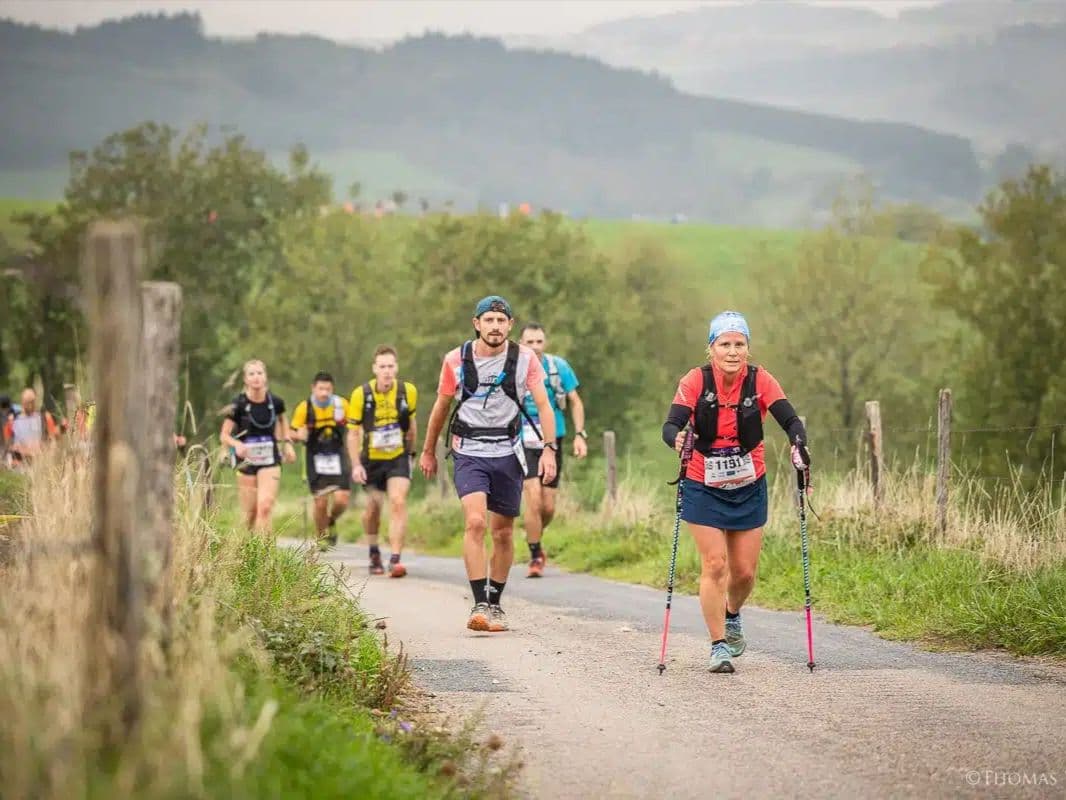 UTBV Ultra Trail du Beaujolais Vert 82 km trail running route — France · Auvergne-Rhône-Alpes (Rhône)