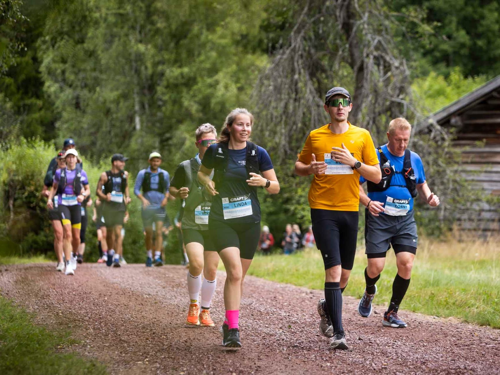 Ultravasan 92.15 km trail running route — Sweden · Dalarna County