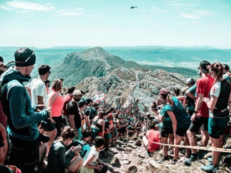 Zegama-Aizkorri Mendi Maratoia 42 km trail running route — Spain · Basque Country